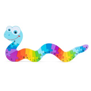 Alphabet puzzle - snake